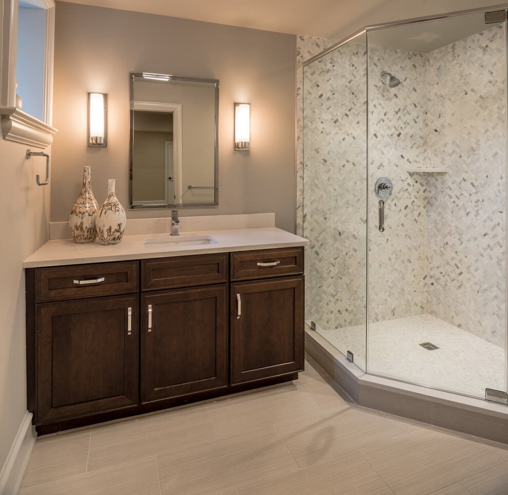 Climate-adapted bathroom design in Issaquah Washington - Humidity-resistant materials and modern fixtures